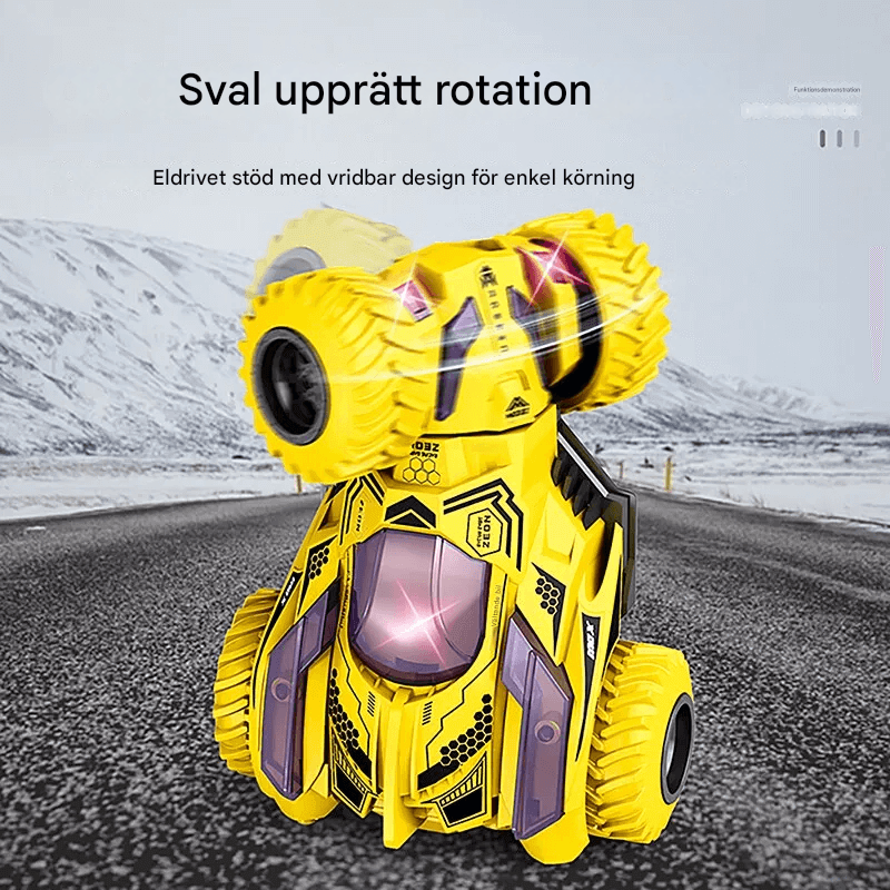 Stunt Snurrande Leksaksbil – Diecast Dragbil för Barn med 360° Stunts