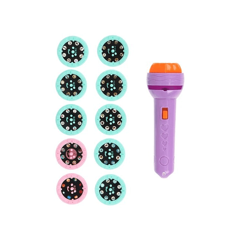 Pedagogisk Projektor Ficklampa – Magisk Leksak för Läggdags och Fantasi