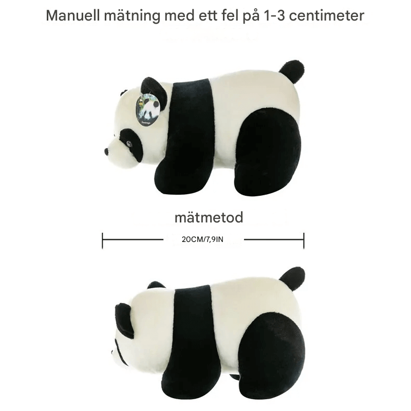 Mjukt Pandagosedjur – Realistisk Panda Docka för Alla Åldrar