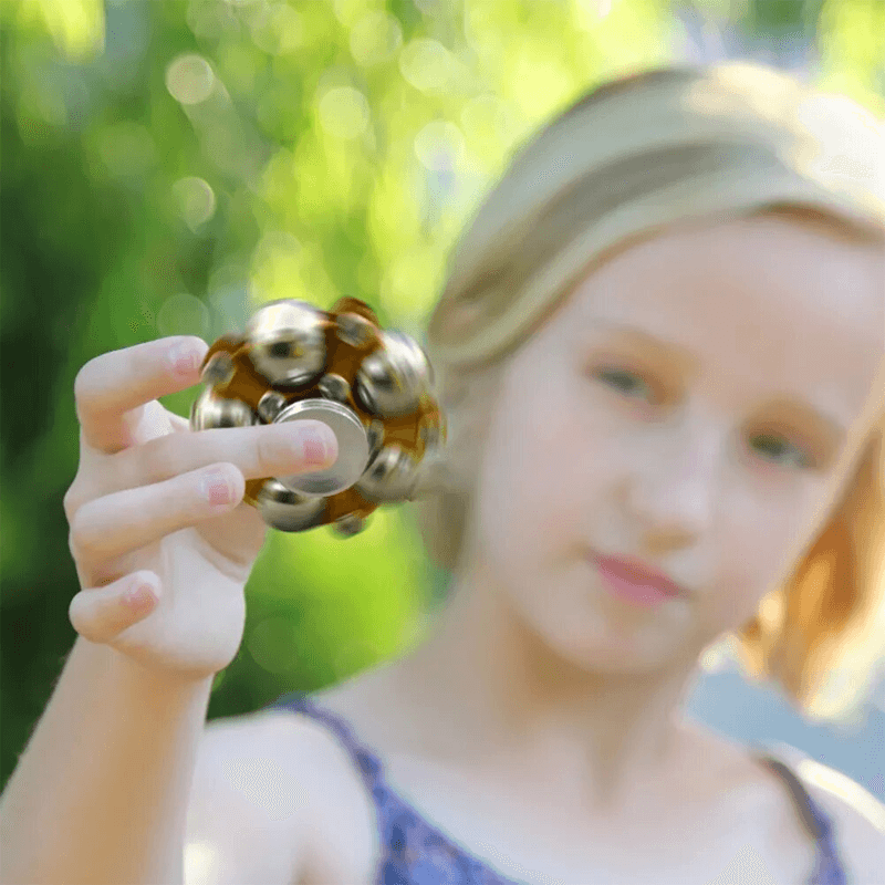 Metall Fidget Spinner – Stresslindrande, ADHD- och Ångesthjälp för Barn & Vuxna