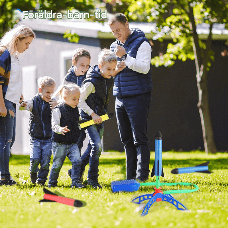 Barnfotpump-Raketavfyrning – Roligt, Aktivt och Kreativt Utomhusspel