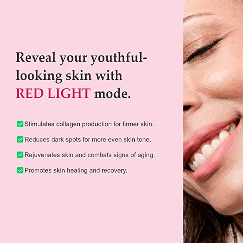 4-i-1 ansigtsstav til anti-aging-behandling med rødt lys