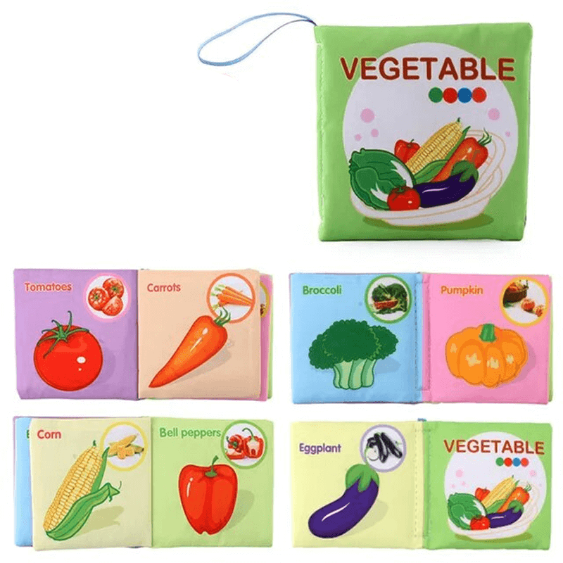 Baby Discovery Books – Tygböcker för Tidig Lärande & Sensorisk Upptäckt