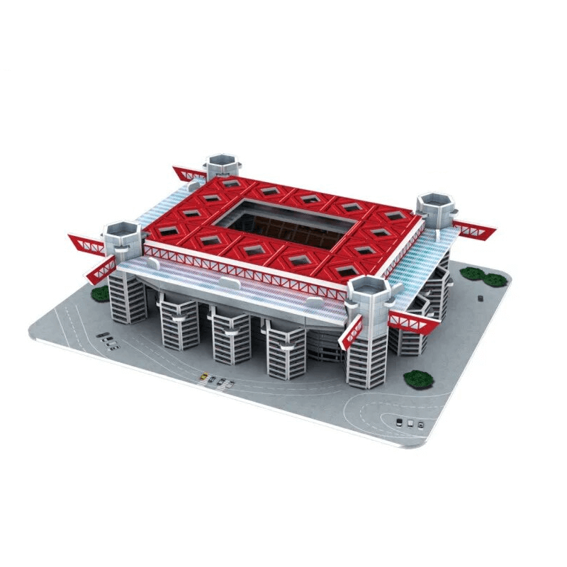 Miniatyr Fotbollsplan 3D Pussel – Realistisk Stadion, Utbildande & Rolig Leksak