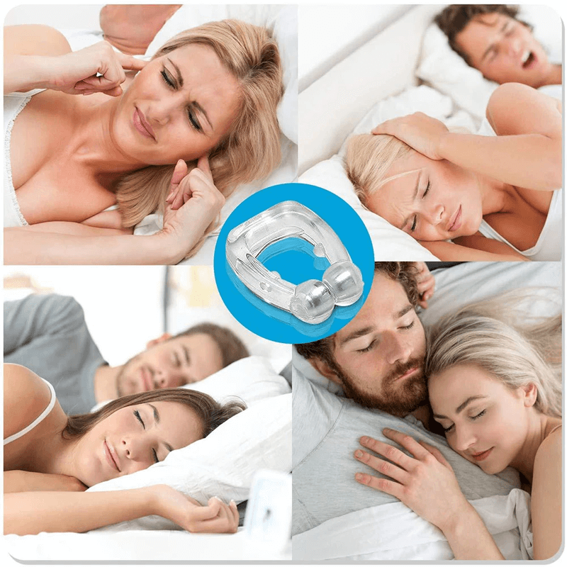 Pince-nez magnétique en silicone anti-ronflement