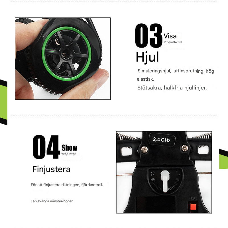 1:20 Fjärrstyrd Buggy Bil – Snabb Racingbil med 2.4G Teknik