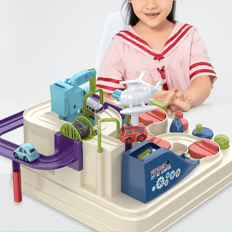 Batterifri Racing Tågmodell – Interaktiv och Stötsäker ABS