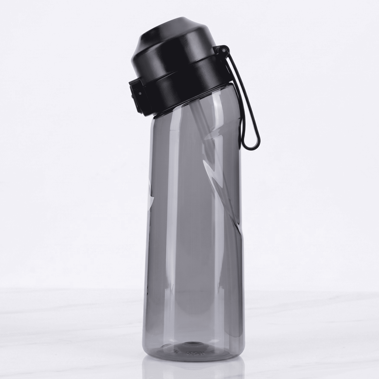 Luftvandflaske med duftringe 7 kapsler 650 ml