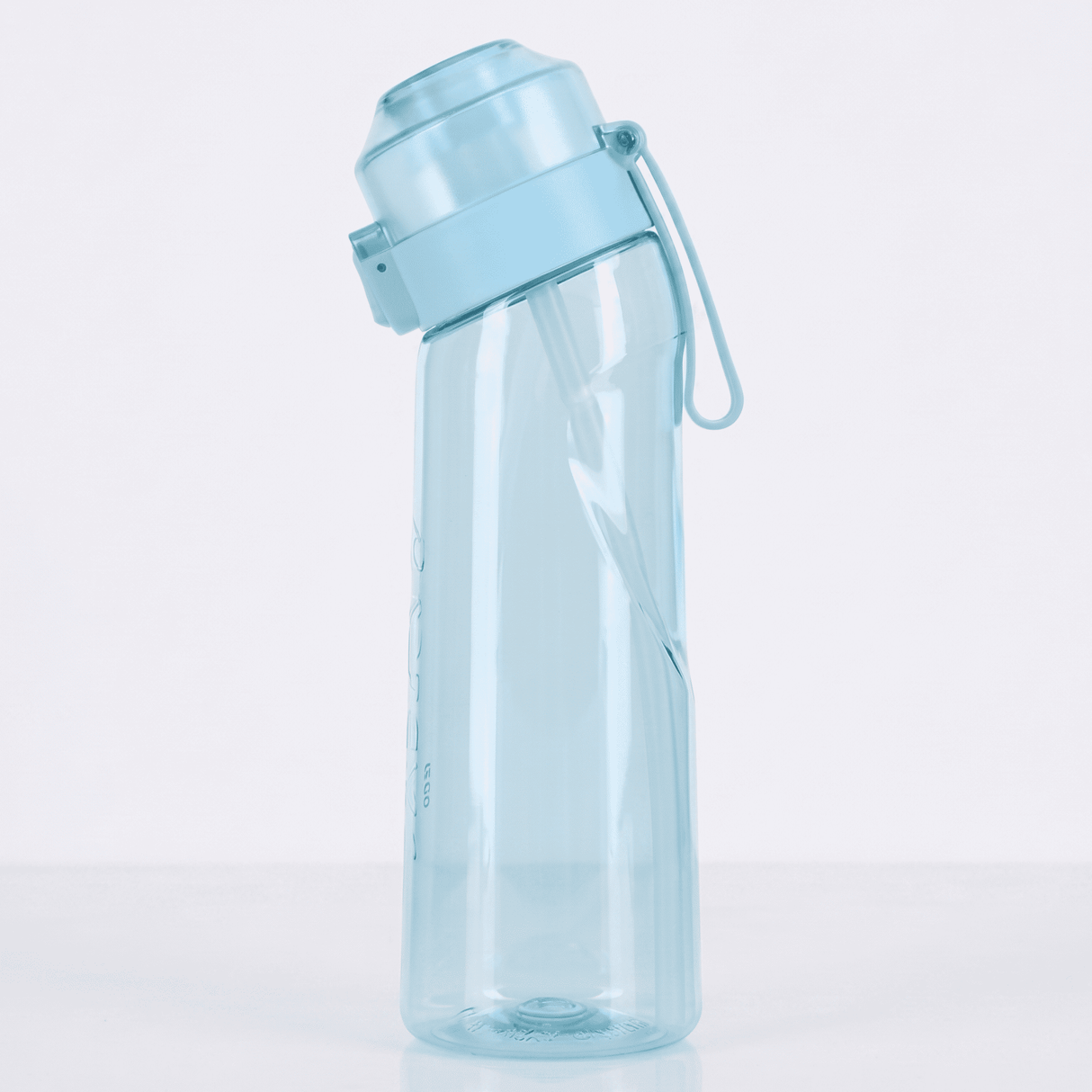 Luftvandflaske med duftringe 7 kapsler 650 ml