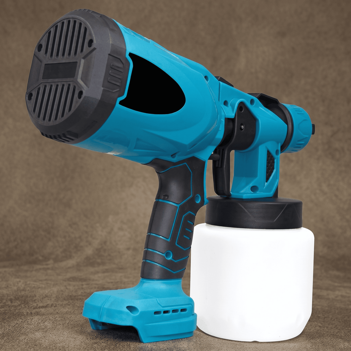 BIRGER – Pistolet à peinture électrique sans fil 800 ml – 3 modes de pulvérisation pour les meubles, les murs et le bricolage