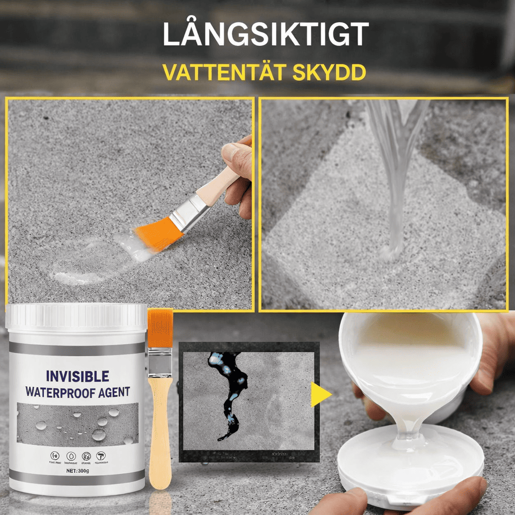 HydraCoat – Peinture d'apprêt imperméable | Traitement de surface transparent pour la réparation des fuites