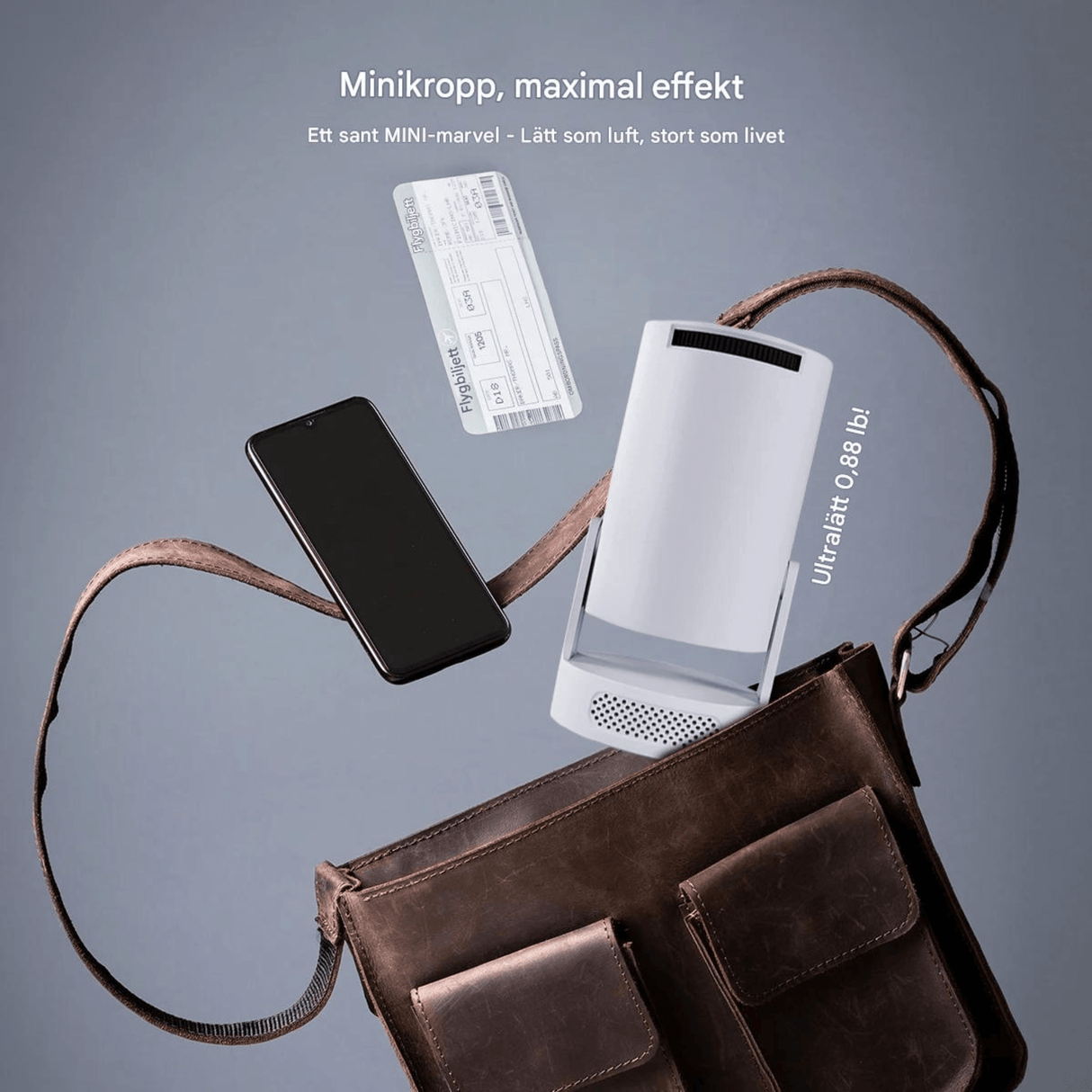 LumiCast View – Magcubic HY300 Pro+ miniprojektor med Android 11, WiFi 6 og 720P LED-bilde for hjemmekino og underholdning