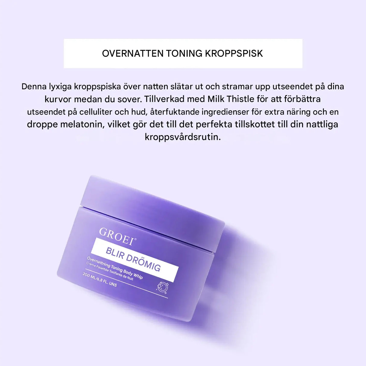 DreamLift – Nattlig Kroppstoning med Mjuk Effekt | Känslan av Fastare Hud Medan Du Sover