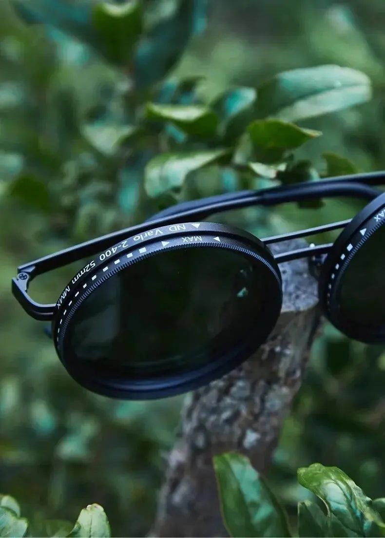 Solvyn – Justerbare Runde Solbriller for Menn & Kvinner | Polariserte med ND-lignende Filter og Retro Stil