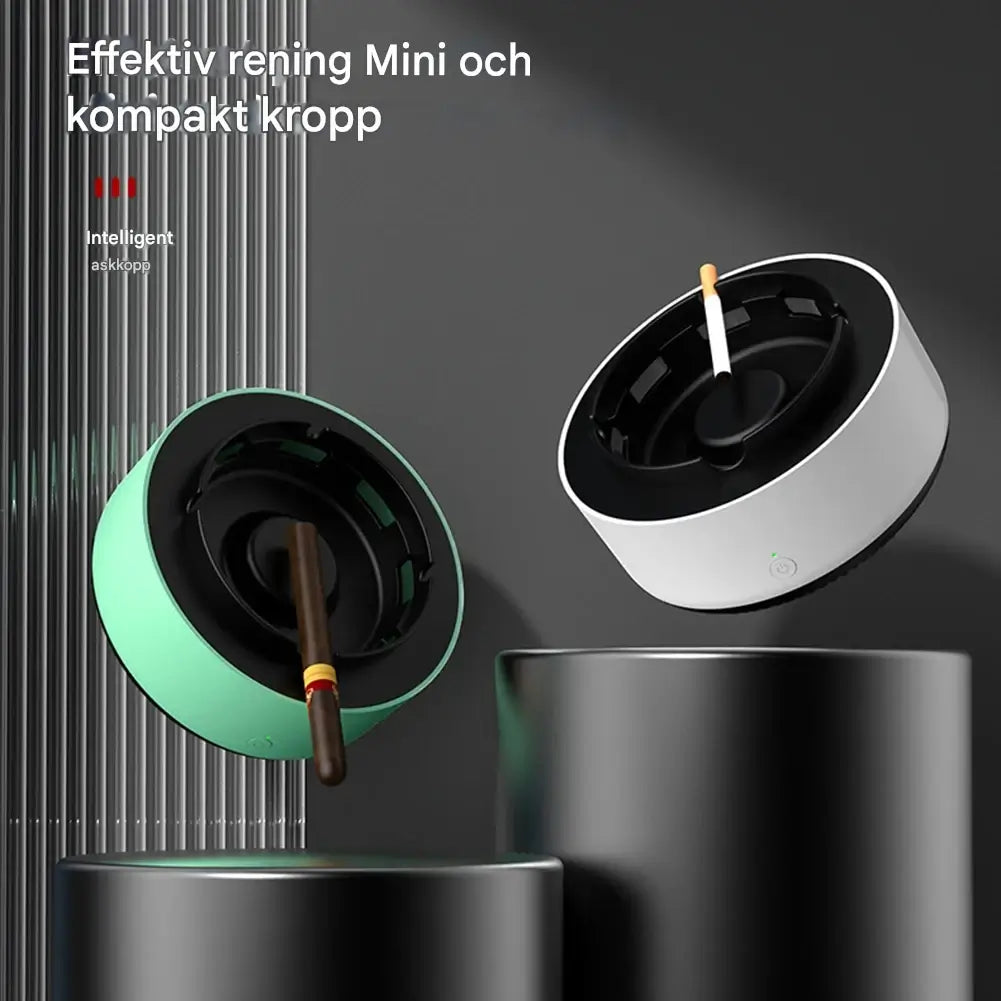 SmokeGuard – 2-i-1 Askfat och Luftrenare | Hjälper till att Förbättra Luftkvaliteten i Hem och Kontor