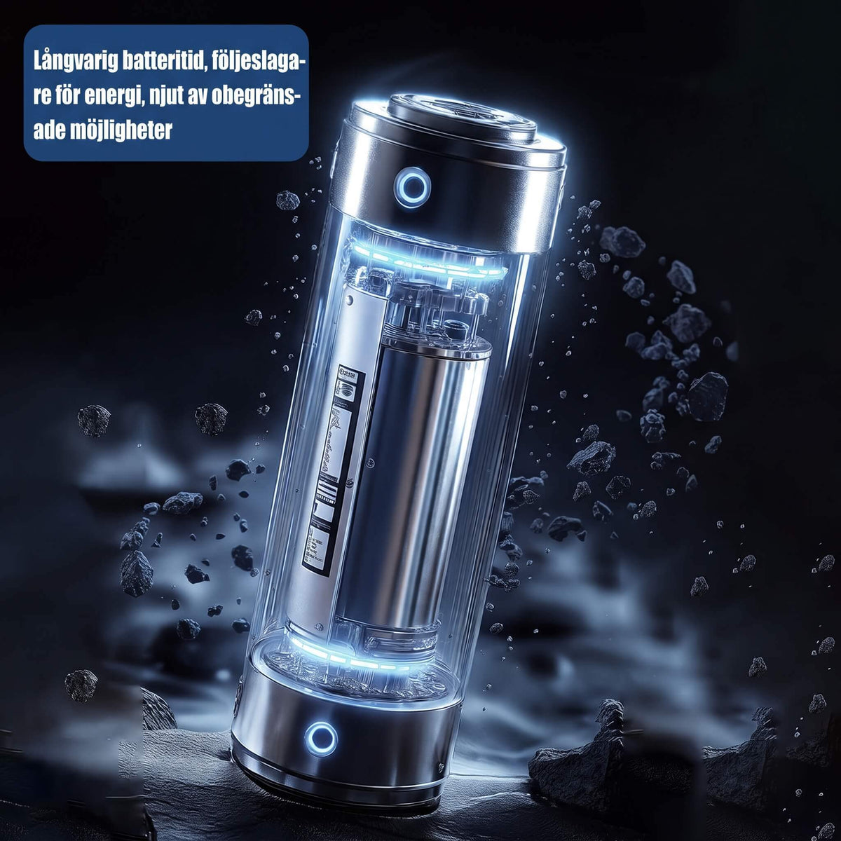 TurboGust – Portabel Turbofläkt med LED-display 130 000 RPM – Lövblåsare för Bil, Dammblås och Rengöring, Uppladdningsbar