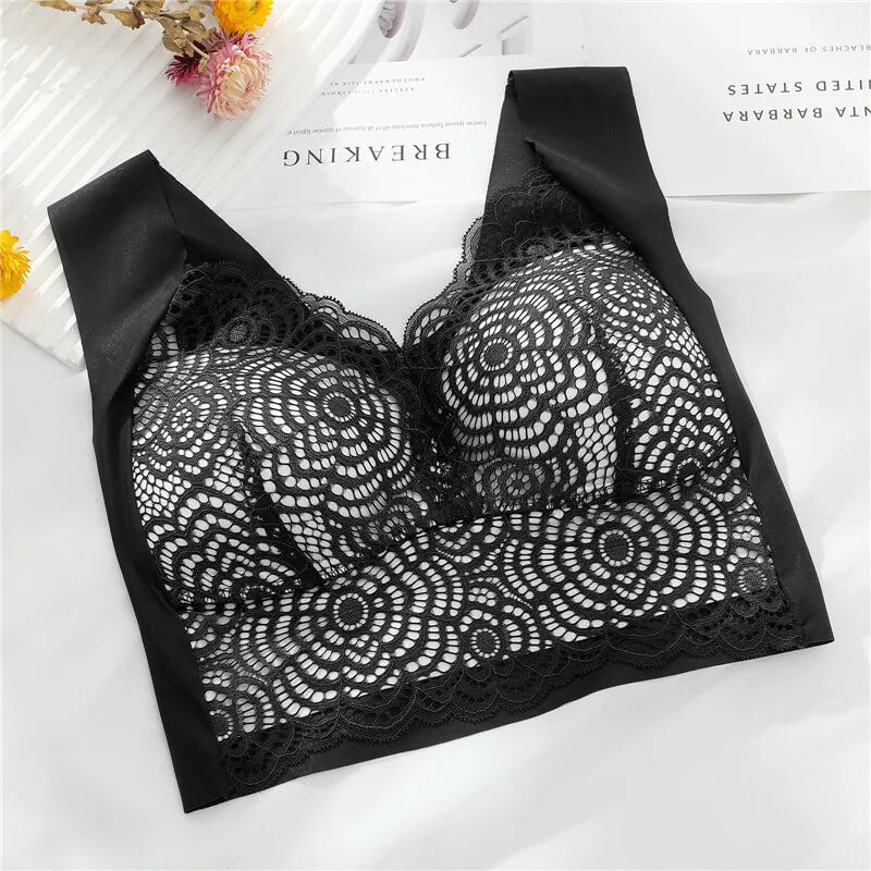 ComfortMax - Plus Size Sömlös BH för Kvinnor M-5XL - Trådlös Minimizer - Push Up