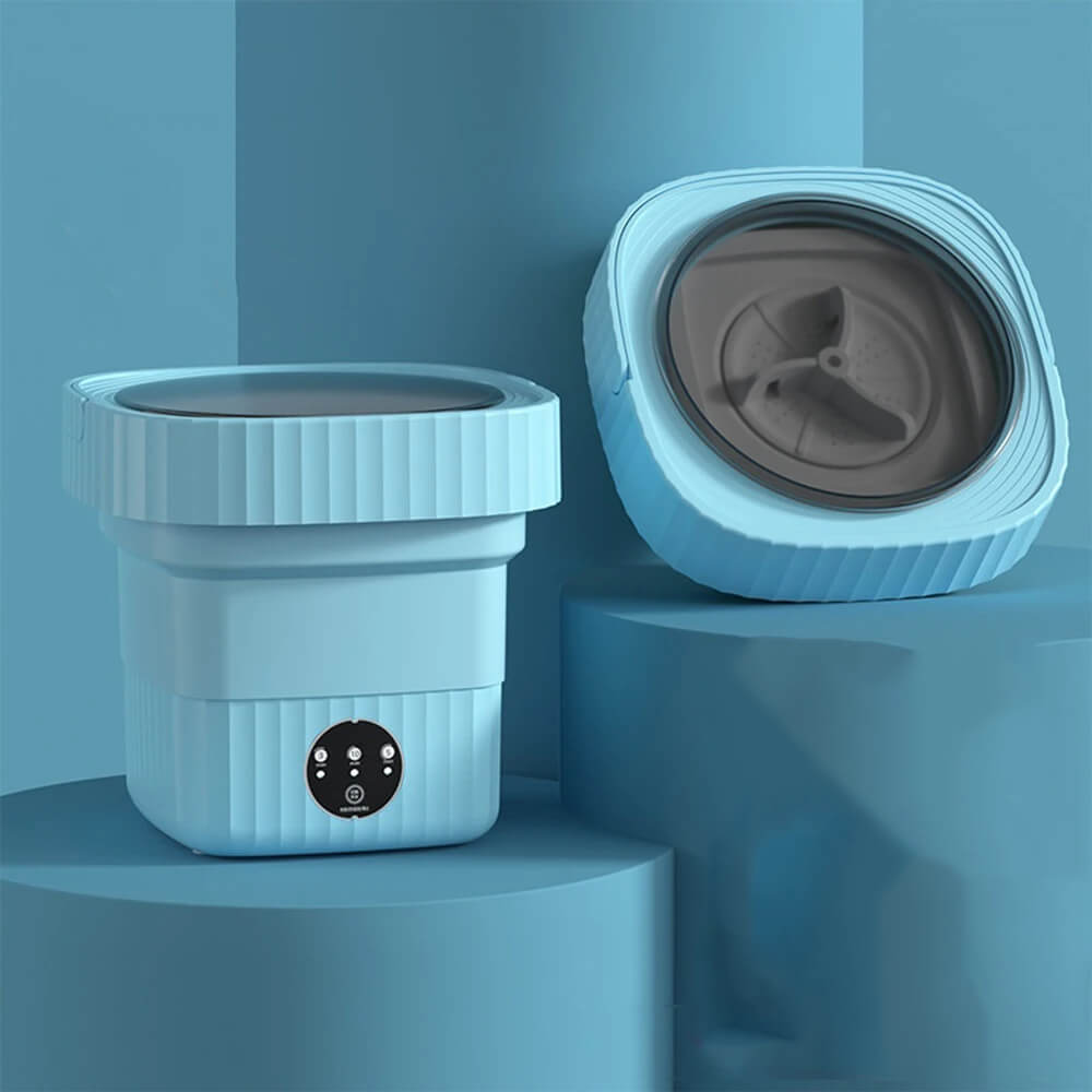 EcoWash - Effektiv & Hopfällbar Mini Tvättmaskin