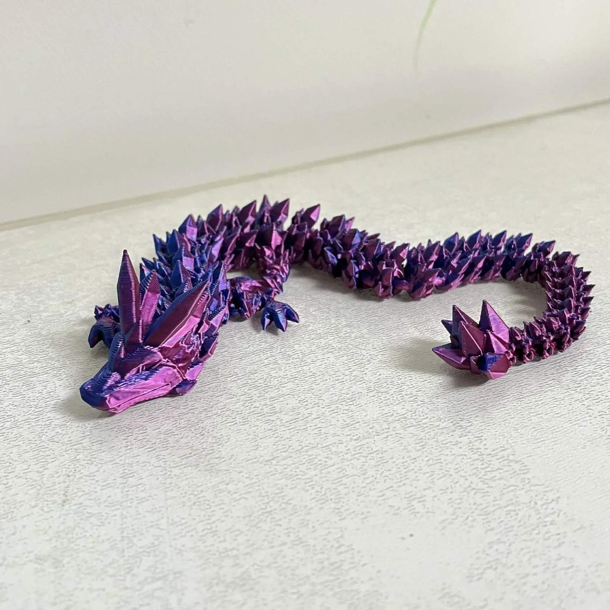 DrakeMorph - Rörlig 3D-printad Drakmodell för Dekor och Fantasi