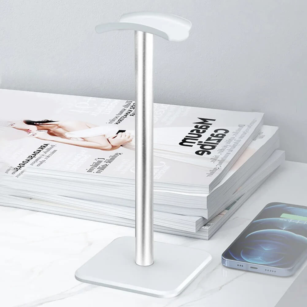 HeadSpace – Hörlursställ i Aluminium | Snygg och Platsbesparande Förvaring för Ditt Skrivbord