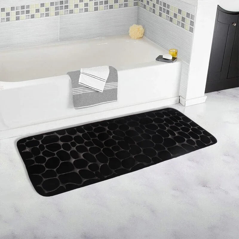 VelvioMat – Stor Badrumsmatta i Memory Foam | Halkfri, Mjuk & Absorberande Matta för Hemmet