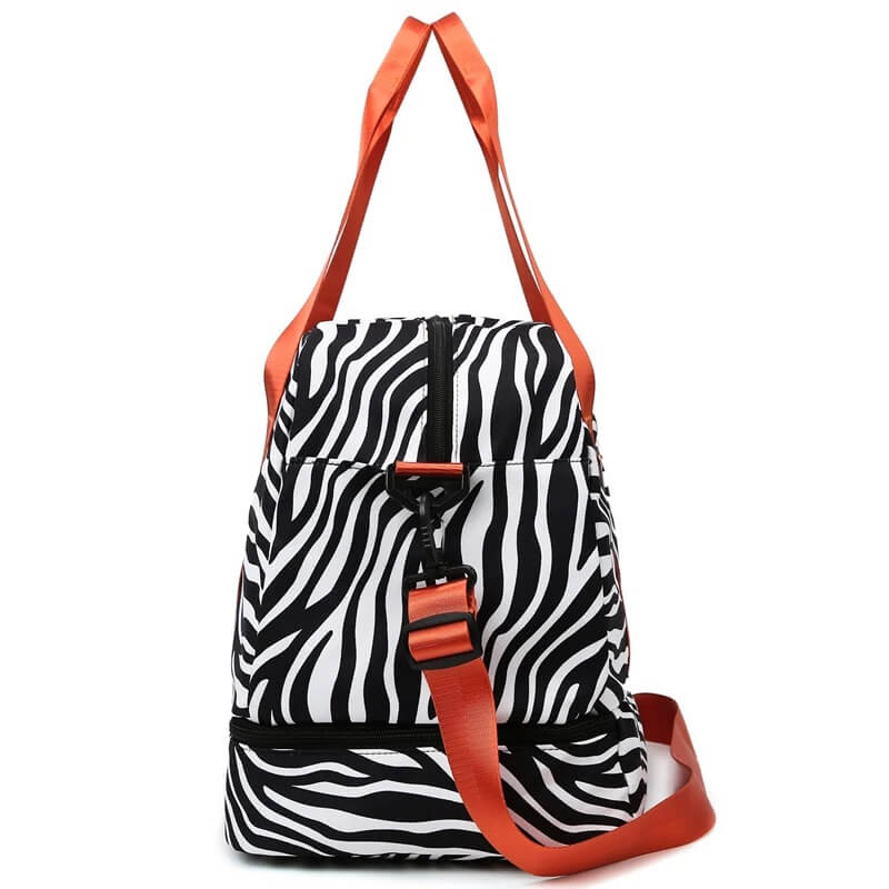 SafariStyle – Resväska i Djurmönster | Mångsidig Axelväska för Träning och Weekendresor