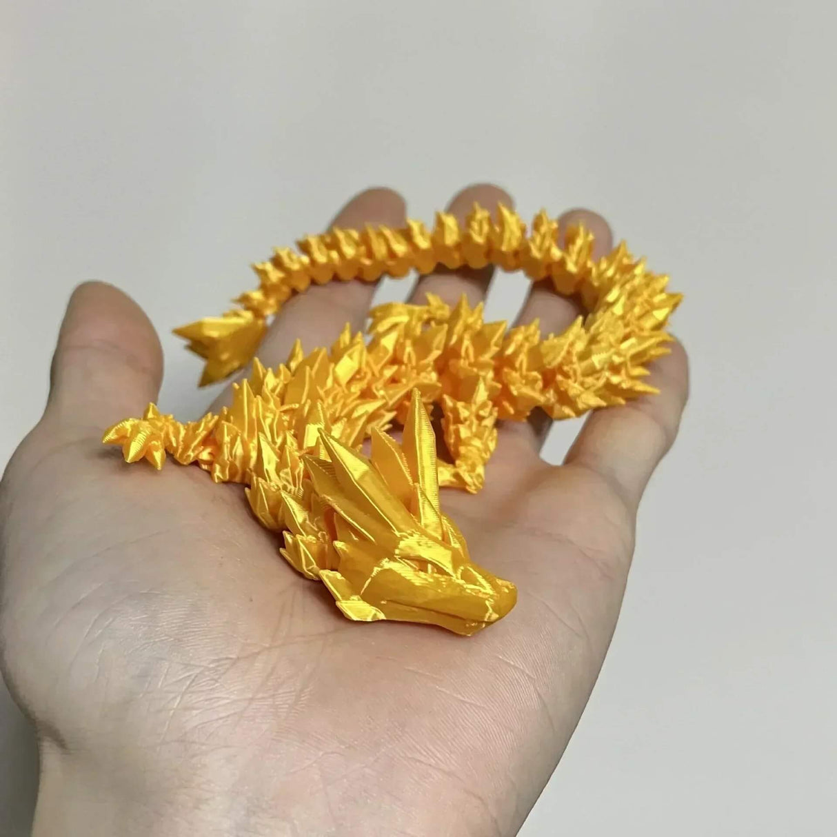 DrakeMorph - Rörlig 3D-printad Drakmodell för Dekor och Fantasi