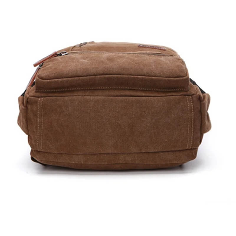 NomadiqPack – Vintage Canvas Ryggsäck för Resor | Stil, Funktion och Flexibilitet i Ett