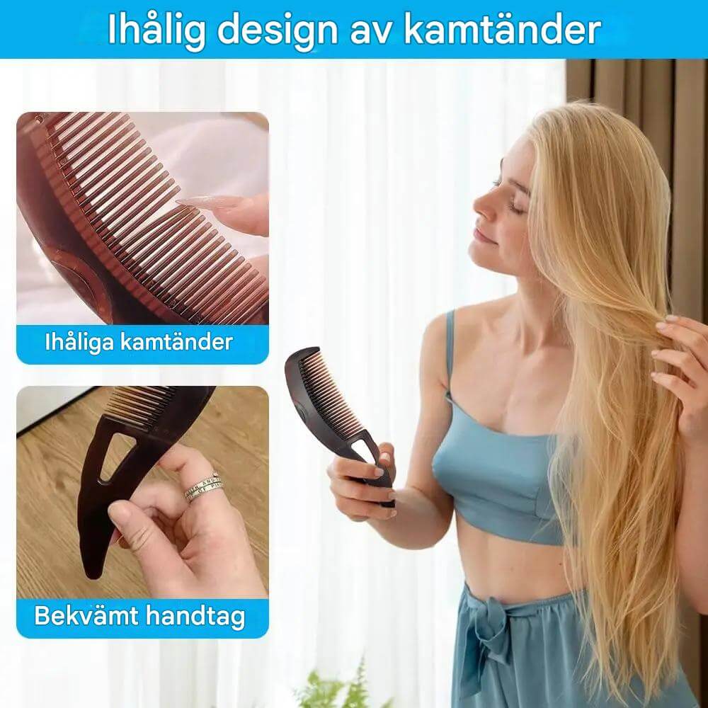 SkinTora – Självrengörande Massagekam för Hår och Hårbotten | Skonsam Hjälp mot Mjäll och Fett Hår