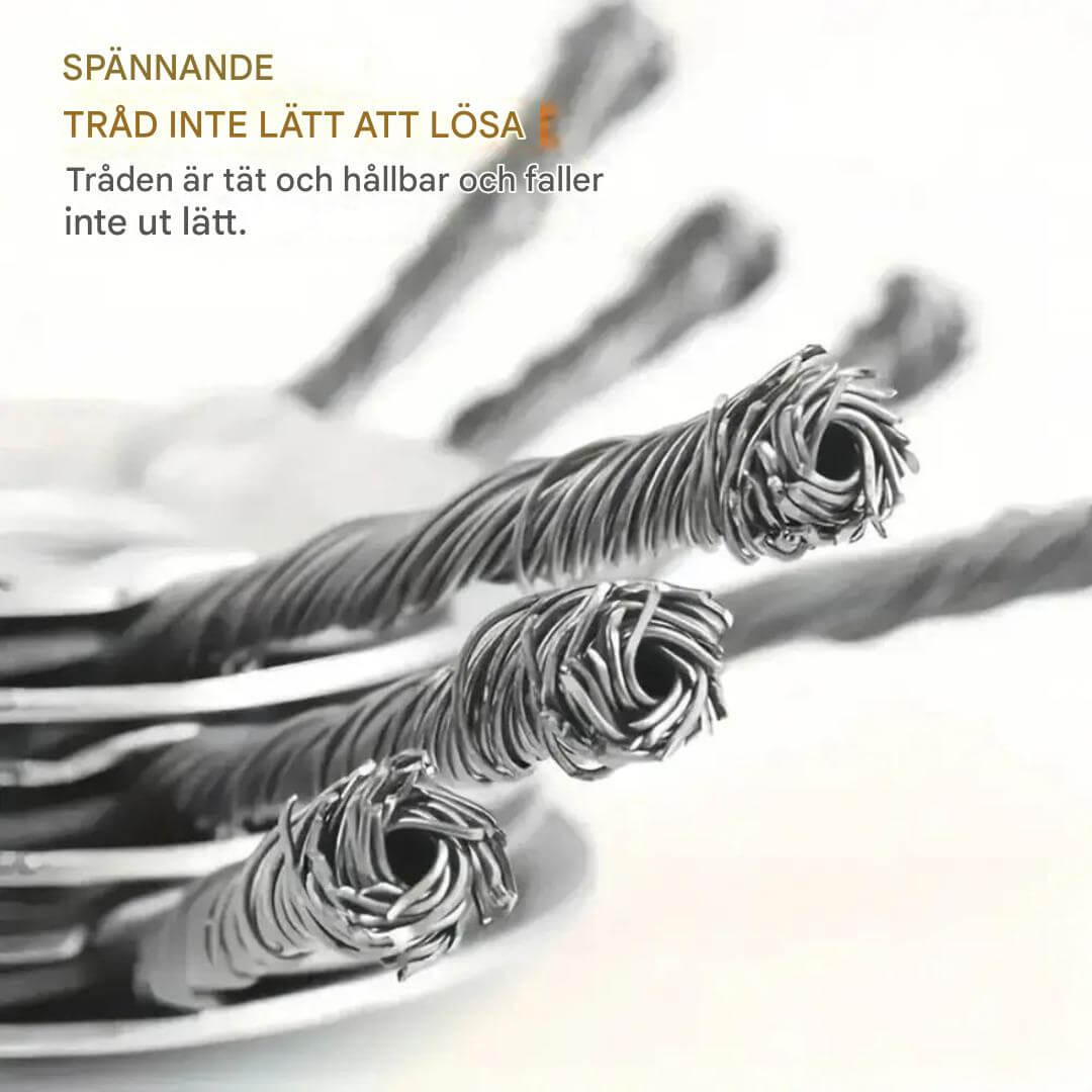 SteelSweep – Universalt stålbørstehode for gresstrimmer | For fjerning av mose, ugress og rust