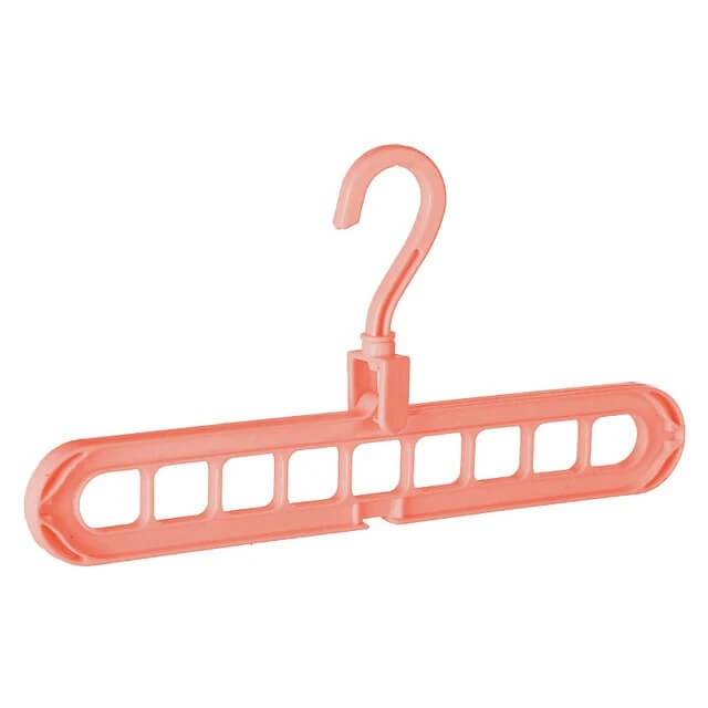 ClosetEase - Platsbesparande Klädhängare | Multifunktionell Galge med 9 Krokar & 360° Roterande Krok