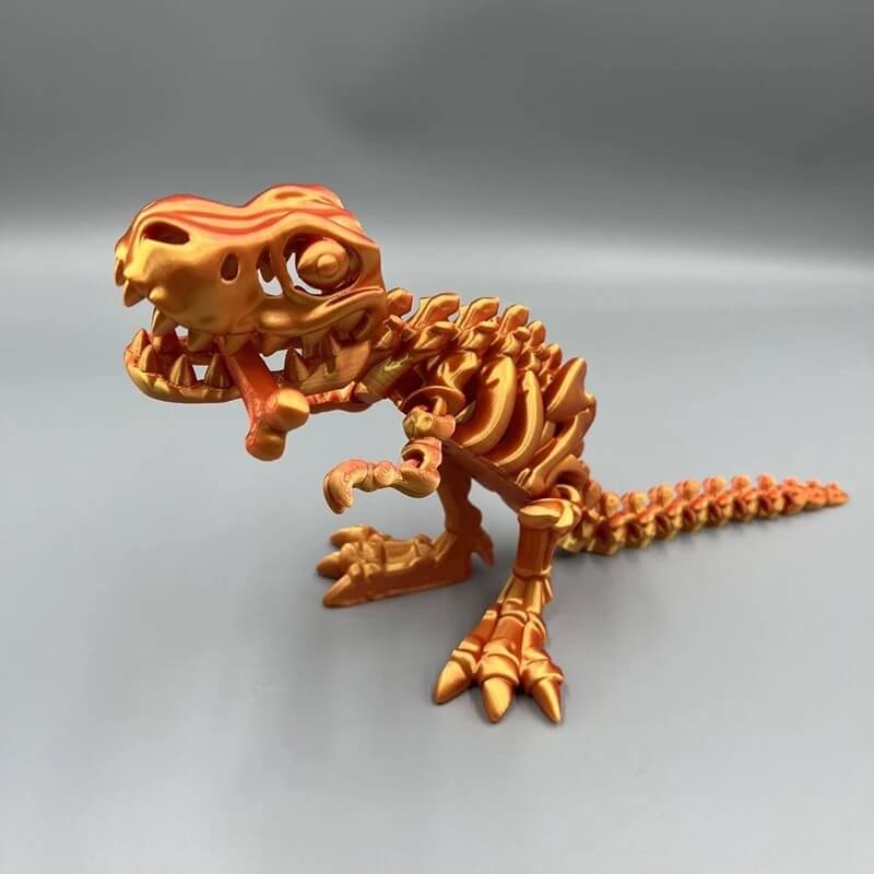DinoFlex - Rörlig 3D-printad Dinosauriemodell för Lek och Dekor