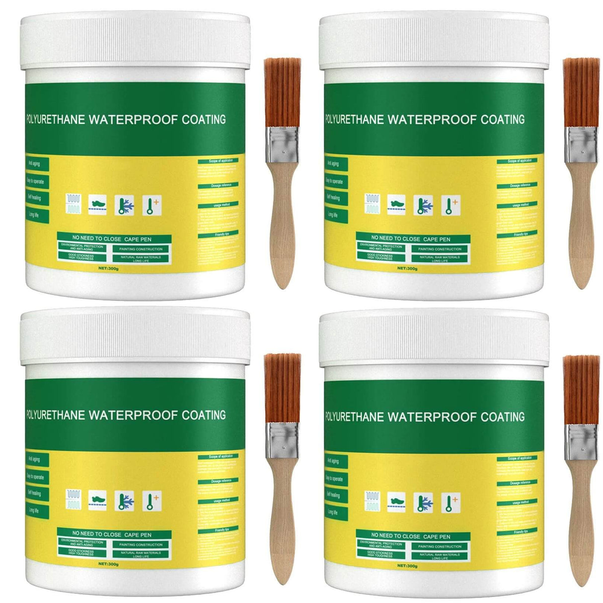 HydraCoat – Vattentät Täckfärg | Transparent Ytbehandling för Reparation av Läckor