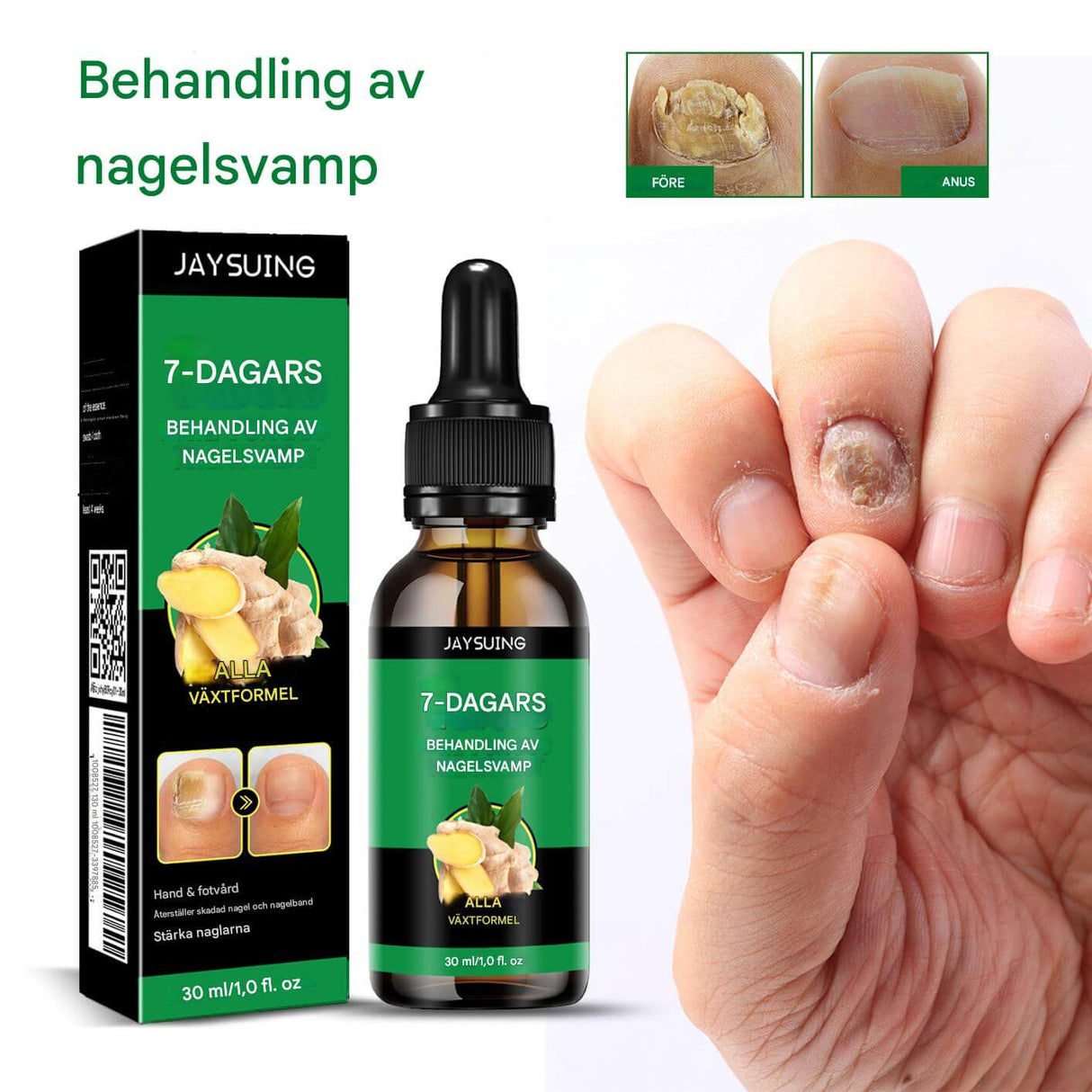 FungiClear – Nagelserum mot Svamp | Effektiv Nagelvård för Starkare Naglar