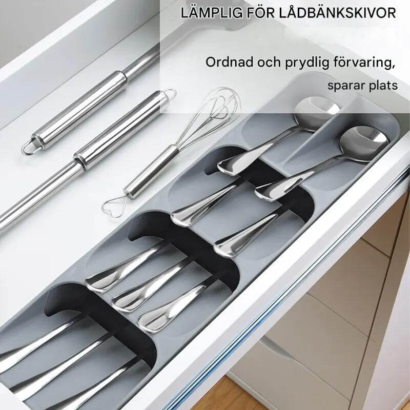 CutliBox – Smart Köksförvaring för Bestick, Knivar och Kryddflaskor | Multifunktionell Organisatör