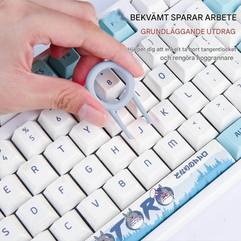 CleanMate – 7-i-1 Rengöringskit för Tangentbord & Hörlurar | Smart Vårdlösning för Dator & Teknikprylar