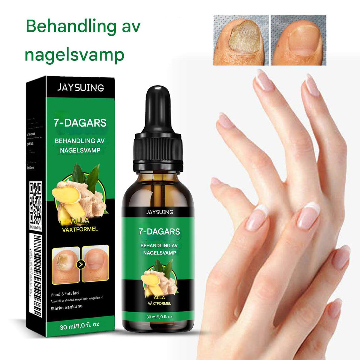 FungiClear – Nagelserum mot Svamp | Effektiv Nagelvård för Starkare Naglar