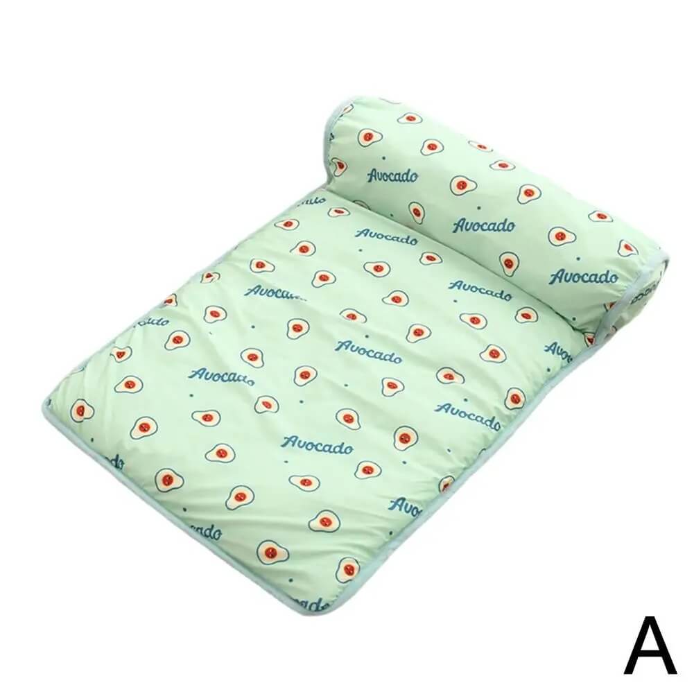 ChillaPäls – Kylmatta för Hund & Katt | Mjuk, Is-siden Dyna för Sval Sommarsömn