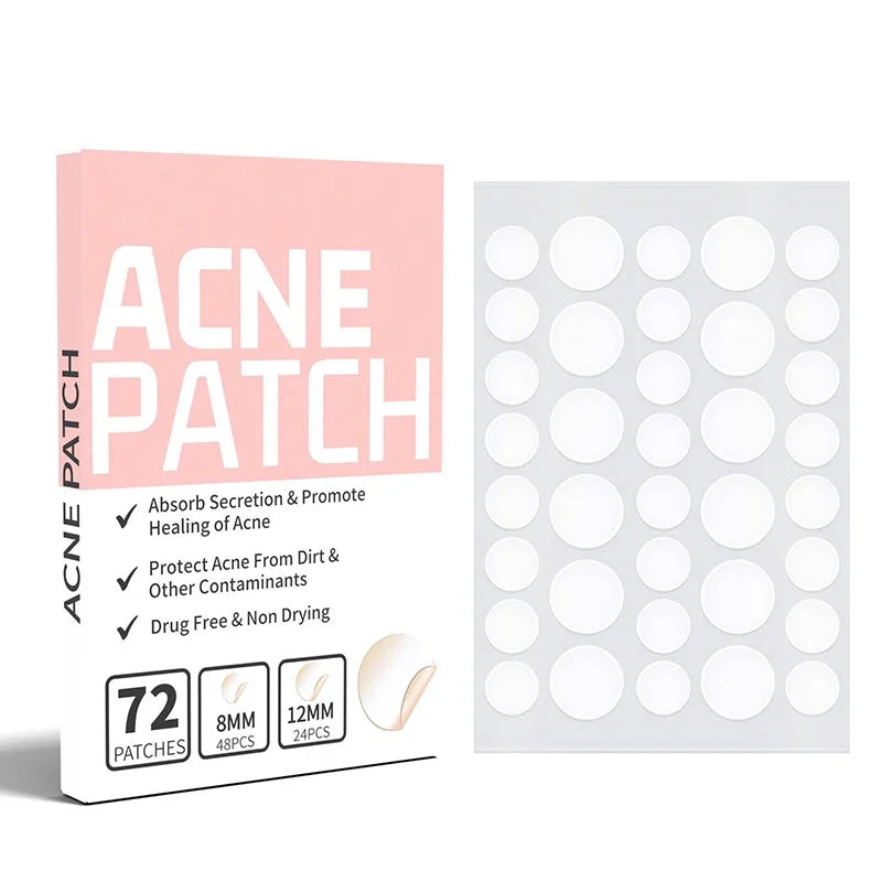PoreClean - Patchs anti-acné à l'hydrocolloïde pour une peau nette en une nuit