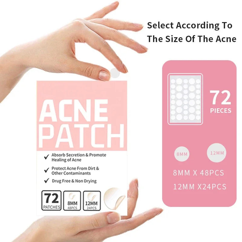 PoreClean - Patchs anti-acné à l'hydrocolloïde pour une peau nette en une nuit