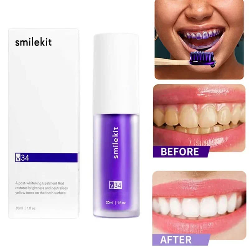 Purple Teeth Whitening Tannkrem