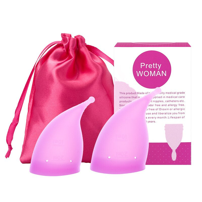 Komfortabel menstruationskop til dig i silikone