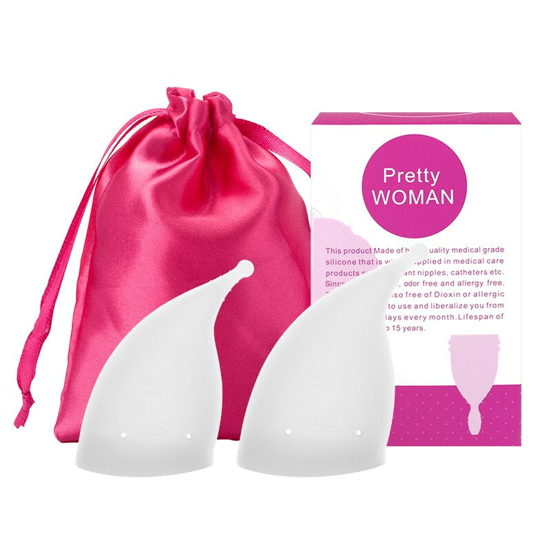 Komfortabel menstruationskop til dig i silikone