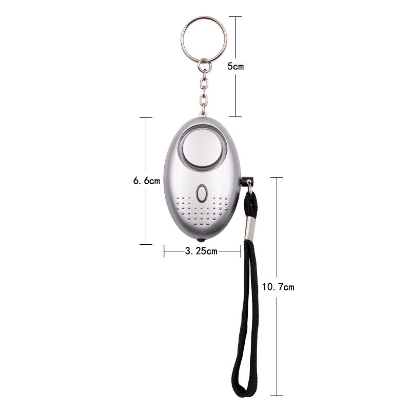 Petite alarme anti-agression 130 dB, 60 min