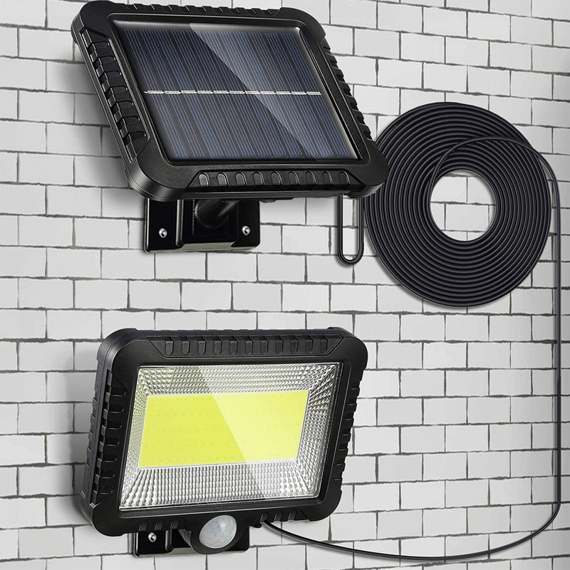 EcoMotion - Solcelledrevet LED-bevægelsessensorlampe til udendørs brug