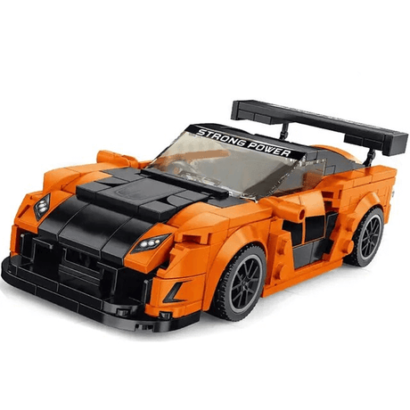 Sportbil Byggklossar för Barn – Realistiska Racingbilar DIY Set