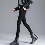 Jean d'hiver thermique à taille haute