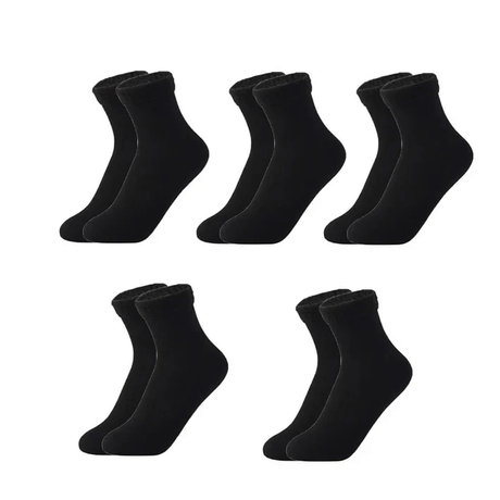 Chaussettes d'hiver douces en velours