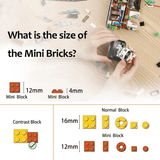 Japansk Gatumiljö Mini Byggklossar - DIY Modell