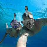 Hopfällbar Snorkelmask, Dykmask Vuxen